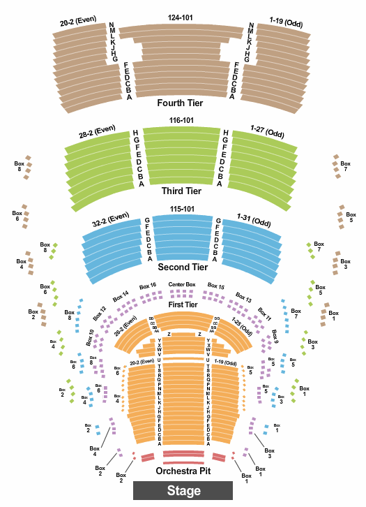 Arsht Center Great Gatsby Seating Chart